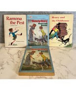 Vintage Lot of (4) Children&#39;s Beverly Cleary Classics- Ramona, Henry + More - £7.26 GBP