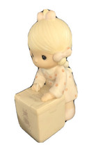PM Precious Moments Figurine E0007 Sharing Is Universal girl my forever ... - $14.84