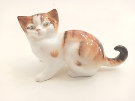 Royal Doulton CAT KITTEN Tabby England Bone China Figurine HN2584 Green ... - £25.39 GBP