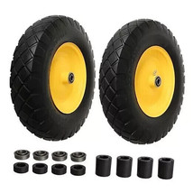 2Pack Tire and Wheel compatible with garden carts lawn carts wagons hand trucks - £84.53 GBP