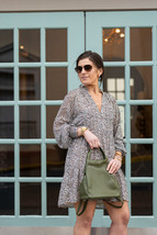 Olivia Asymmetrical Backpack | Trendy, Modern Style in Pebbled Italian L... - $146.00