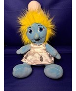 Build A Bear BAB 16&quot; Plush Smurfette from Smurfs in White Dress Blonde Hair - £12.50 GBP