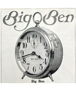 Big Ben Alarm Clocks 1916 Advertisement The Biggest Thing Timekeepers DW... - €17,04 EUR