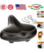 Wide Cruiser Comfort Bike Seat - Memory Foam &amp; Spring Suspension for Ult... - $718.77 MXN