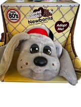 Pound Puppies Newborns Gray Freckles Stuffed Animal Plush Classic 80s Collection - $12.19