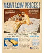 SIMMONS SLEEP MATTRESS-Sani-Seal-Comfort-Quilted-Low Prices- 1962 Vintag... - $203.32 MXN