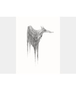 Wolf art print, 8x10. Dark fantasy illustration of gothic lupine creature. - £19.54 GBP