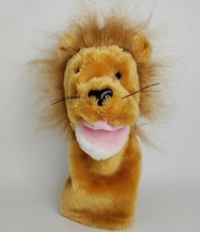 Vtg Dakin Lion Puppet Plush Pretend Play Zoo Circus Animal 1970s 12&quot; Han... - £13.68 GBP