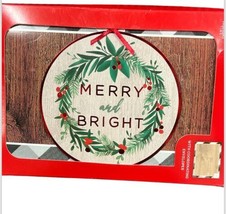 Holiday Time 24 Pack Merry And Bright Christmas Cards &amp; Coordinating Envelopes - £11.93 GBP