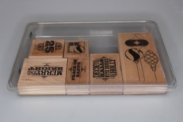 Stampin Up Merry and Type Stamp Set - $7.92