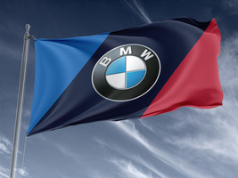 Flag BMW ,Unique Design Print , Size - 3x5 Ft / 90x150 cm, Made in EU - $29.80