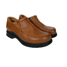Ariat Loafer Shoes Women 7.5 Brown Leather Slip On Western ATS Rubber Sole 95763 - £31.95 GBP
