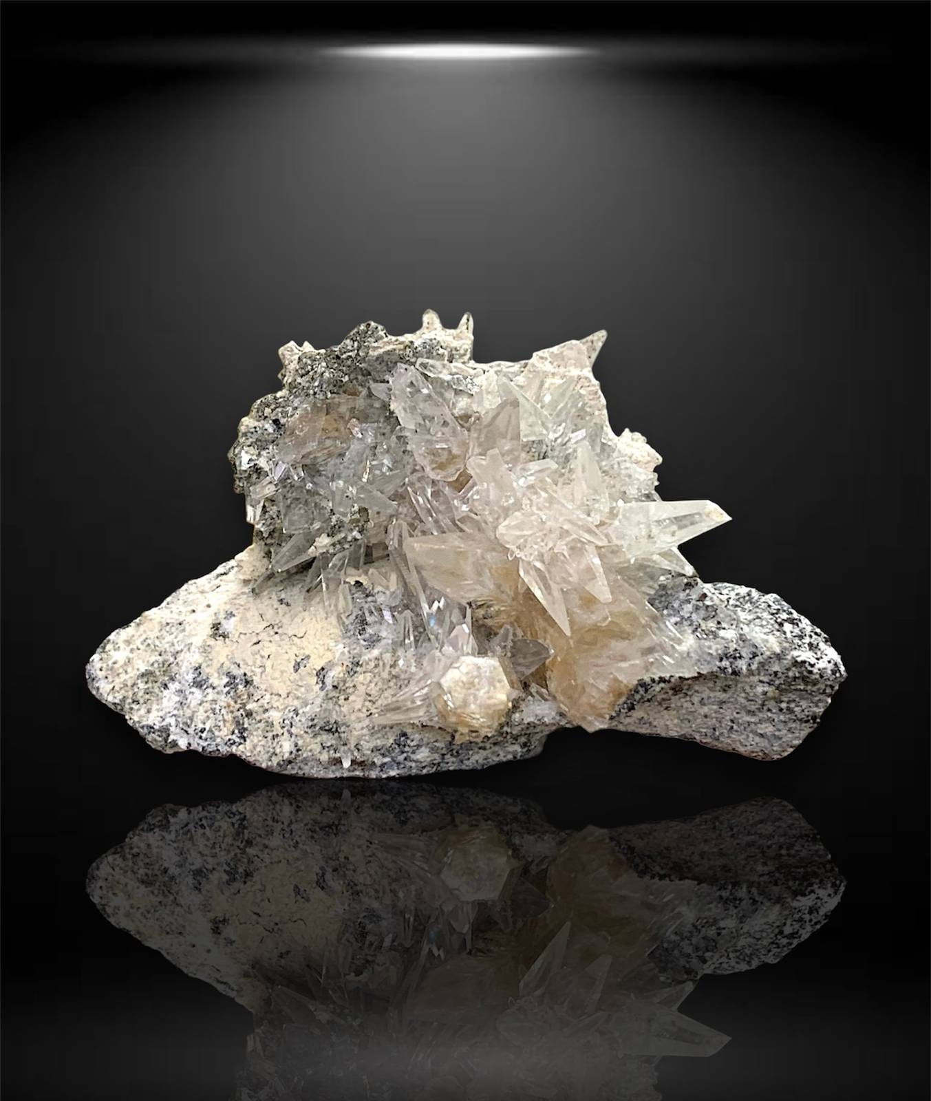 37 Gram Natural Calcite Crystal Cluster on Matrix From Skardu Pakistan, ... - $70.00