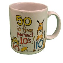 Shoebox Greetings Humor 50th Birthday Ceramic Coffee Capaccino Latte Cup... - $9.72