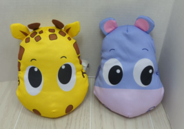 Little Tikes Plush Giraffe Hippo Replacement Puppets for Catch N Stick B... - $7.91