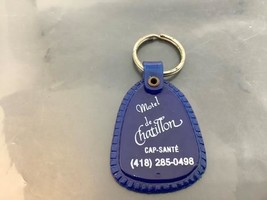 Vintage Promo Keyring MOTEL DE CHATILLON Keychain CAP SANTÉ PQ Ancien Po... - $7.38