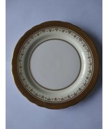 Aynsley Bone China Salad Plate 8 1/8&quot; Ivory Embossed Gold Gilt #7341 - £11.77 GBP