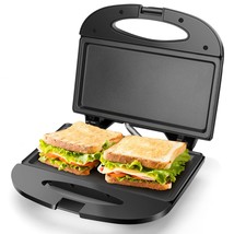 Sandwich Maker With Non-Stick Deep Grid Surface For Egg, Ham, Steaks Compact Ele - £28.85 GBP