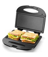 Sandwich Maker With Non-Stick Deep Grid Surface For Egg, Ham, Steaks Com... - £31.86 GBP