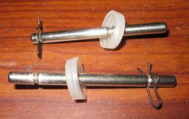 Elna ZZ Top Cap Spool Pins Set of Two Used Working - £7.81 GBP