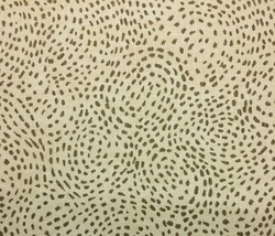Home Accents Pebbles Biscuit Beige Cheetah Animal Print Fabric By The Yard 54&quot;W - £11.65 GBP