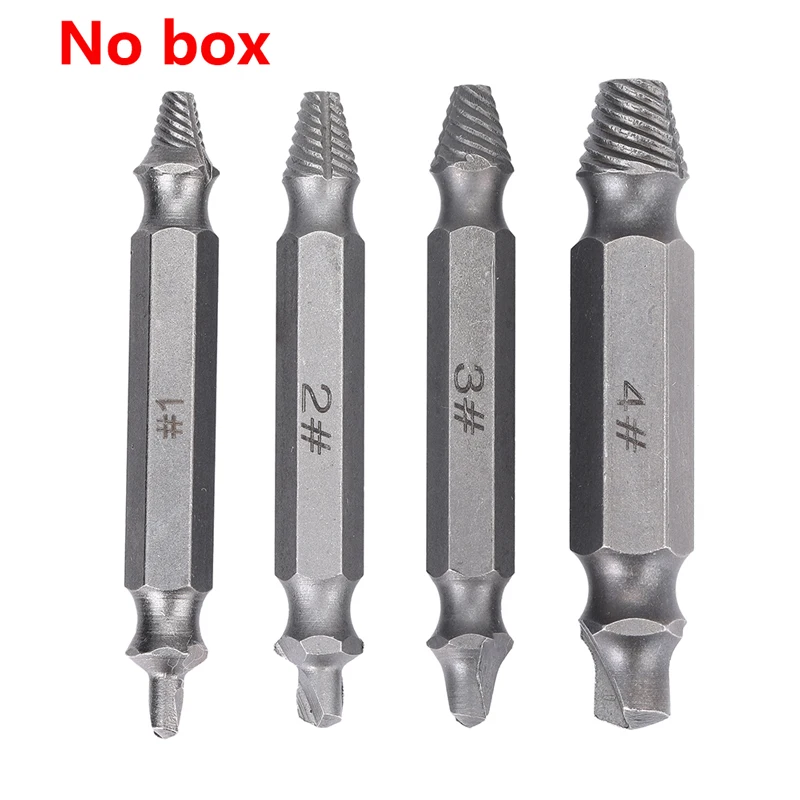 4Pcs Damaged Screw Extractor Set Easily Remove St or Damaged Screws Doub... - £128.83 GBP