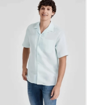 INC INTERNATIONAL CONCEPTS Men&#39;s Kylo Camp Shirt Large Sunlit Squa Short... - $13.86