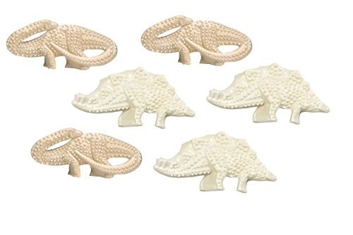 NB Durable Dental Dinosaur Textured Dog Chew Toy Stagosaurus Brontosaurus Set of