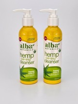 Alba Botanica Hemp Seed Oil Calming Cleanser 6 Oz Pump Lot of 2 New - £18.22 GBP