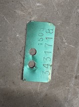 1964-1965 Dodge Coronet Satellite Windshield Wiper Motor Tag GTX Dart Ba... - $74.22