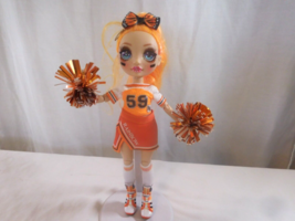 Rainbow High Poppy Rowan Cheerleader Fashion Doll with Orange Pom Poms Orange Ha - £17.10 GBP