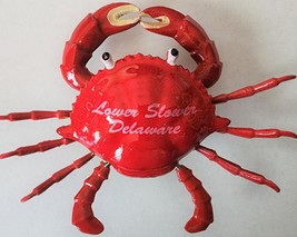 Lower Slower Delaware Wiggly Crab Fridge Magnet - £6.31 GBP