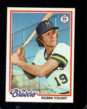 1978 Topps #173 Robin Yount Nm Brewers Uer Hof *X101560 - £8.64 GBP