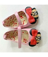 Disney Minnie Mouse Sz 12 18 Months Flat Shoes Pink Slip on - £11.84 GBP