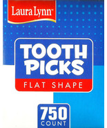 750 Laura Lynn TOOTHPICKS MADE in USA Flat Wood No Additives Birch woode... - $32.12 CAD