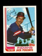 1982 TOPPS TRADED #87 JACK PERCONTE NM INDIANS *X74134 - £0.98 GBP