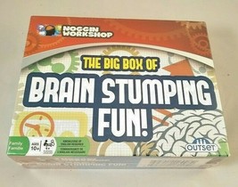 The Big Box of Brain Stumping Fun Board Game Noggin Workshop Outset Media New - $19.99