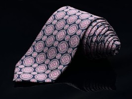 COLOURS by Alexander Julian All Silk Tie Great Colors! Deep Lavender - £19.46 GBP