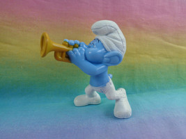 2011 McDonald&#39;s Harmony Smurf PVC Figure or Cake Topper Peyo - £1.21 GBP