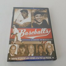 Baseball&#39;s Greatest Legends Diamond Memories DVD 2009 Mill Creek Ent Interviews - $7.85