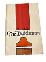 Menu Kentucky Kunz&#39;s The Dutchman Louisville KY 1960s Restaurant Vintage - $26.98