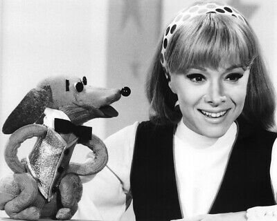 Primary image for Shari Lewis With Hush Puppy sock puppet 8x10 Photo (20x25 cm approx)