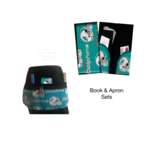 NFL Miami Dolphins Server Book and Apron Set  - £31.89 GBP