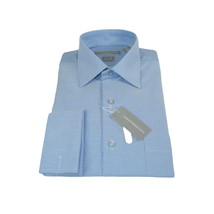 Men's Dress Shirt Christopher Lena 100% Cotton Wrinkle Free C507Wd0f blue image 2