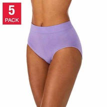 Carole Hochman Seamless Brief, 5-pack MultiColor Women&#39;s Sz S-L NIB - $300.71 MXN