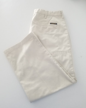 Quicksilver Pants Mens Size 36x30 Beige Chino Pants Casual Straight Leg. - £11.90 GBP