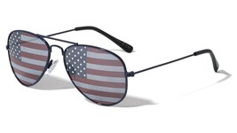 Dweebzilla Kids Youth USA American Flag Patriotic Classic Pilot Aviator Sunglass - £8.74 GBP+