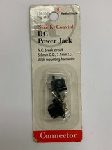 Female Panel-Mount Coaxial DC Power Jack -Size K- 5.0mm x 2.1mm 2/PK RadioShack - £6.31 GBP