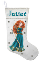 Princess Merida Christmas Stocking - Personalized and Hand Made Brave Christmas  - £26.37 GBP