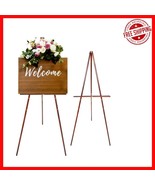 63” Adjustable Wooden Tripod Easel - Ideal for Weddings, Art, &amp; Presenta... - $72.99 CAD